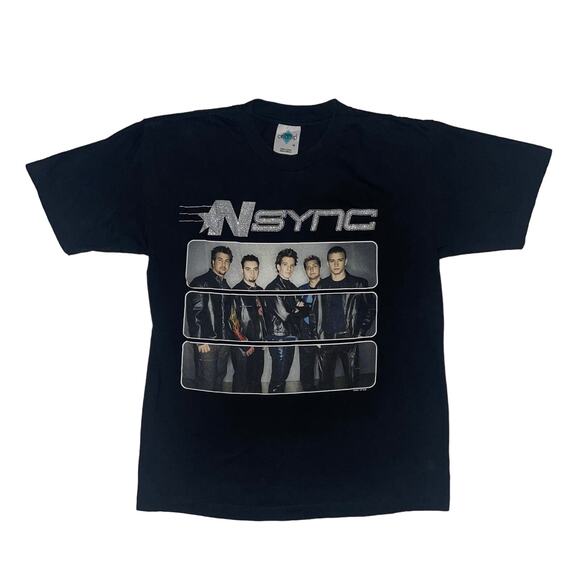 Y2K Vintage NSYNC PopOdyssey Tour Pop Music Justin Timberlake Boy Band T-shirt - Picture 1 of 6
